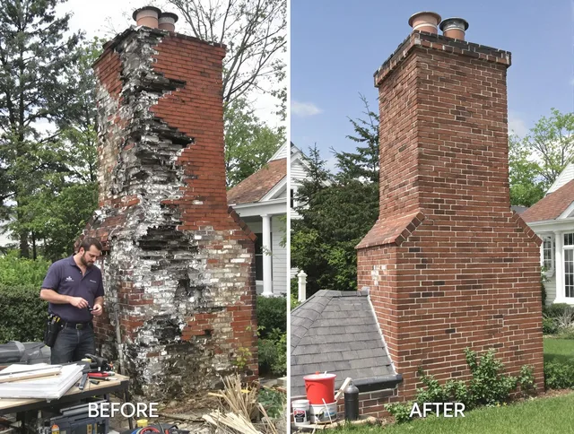Redondo Beach Chimney Sweep performing a full chimney restoration in Redondo Beach, CA