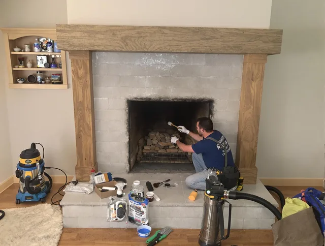 Detailed creosote removal process by Redondo Beach Chimney Sweep in Redondo Beach, CA