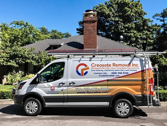 Redondo Beach Chimney Sweep technician removing creosote safely in Redondo Beach, CA