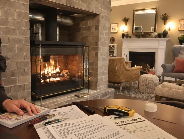 Redondo Beach Chimney Sweep verifying fireplace safety measures in Redondo Beach, CA